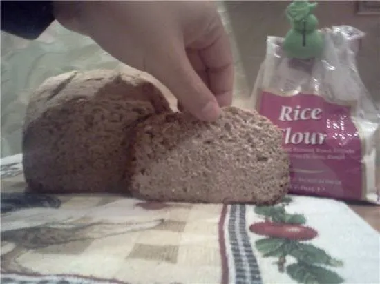 Пшенично-рисовой хлеб (хлебопечка)