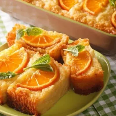 Манник с апельсинами - рецепт с фото