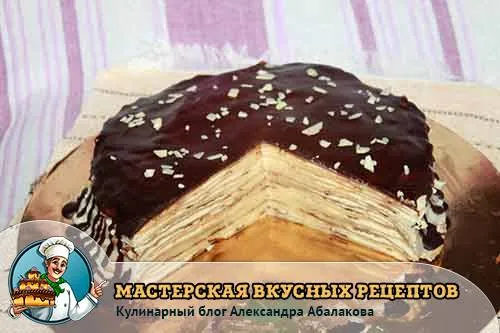 десерт из блинчиков со сгущенкой
