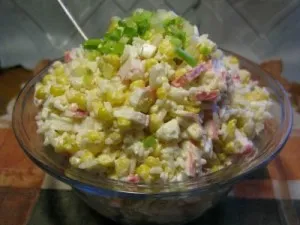 Классический крабовый салат рецепт