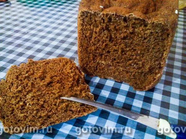 Бородинский хлеб для хлебопечки. Фотография рецепта