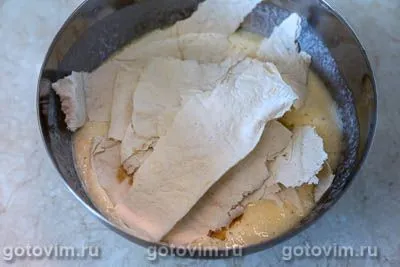 Рваный пирог из лаваша с мясом и сыром, Шаг 03