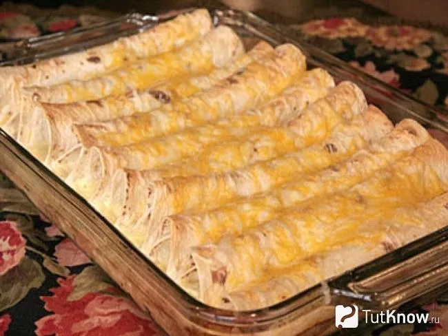 Мясной пирог «Улитка» из лаваша