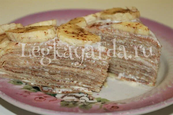 Блинный торт: рецепт с фото пошагово в домашних условиях