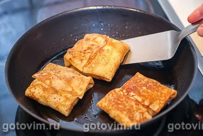 Блины с курицей и грибами, Шаг 07