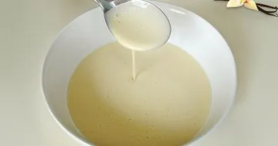 Тесто для тонких блинов на молоке и яйце с разрыхлителем
