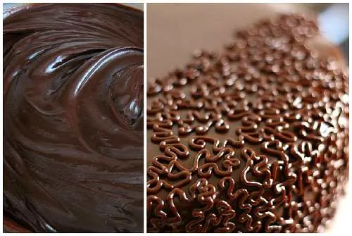 шоколадные узоры