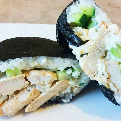 Онигирадзу — суши-сэндвич с курицей - рецепт с фото