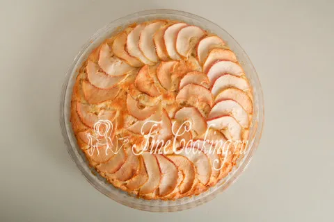 Творожный пирог с яблоками. Шаг 17