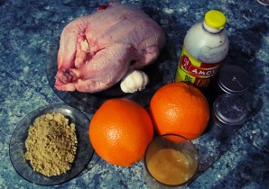 Курица с апельсинами - фото шаг 1