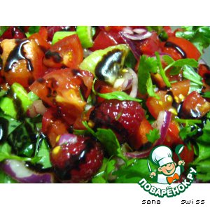 Рецепт: Фруктово-овощной салат для гурманов