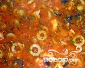 Рыбный суп с оливками - фото шаг 5