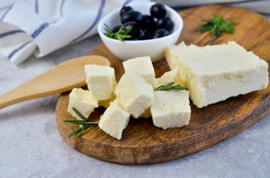 Домашний сыр из кефира