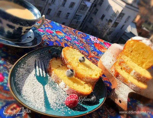 Кекс с апельсиновой цедрой