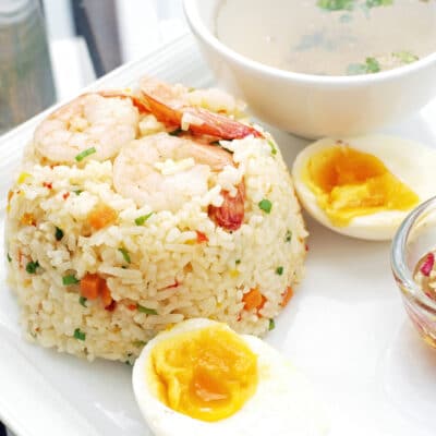Рис с креветками и овощами - рецепт с фото