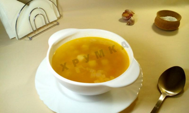 Суп с ячневой крупой
