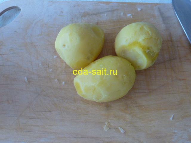 Картошка для салата под шубой