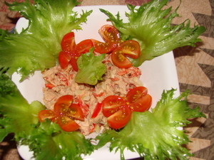 салат с тунцом