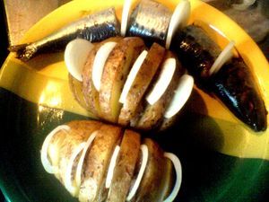 Ностальгическо-кризисноекономическая гармошка- картошка + селедка иваси