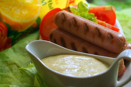 Сосиски на гриле с горчичным соусом #махеевънаприроде: шаг 4