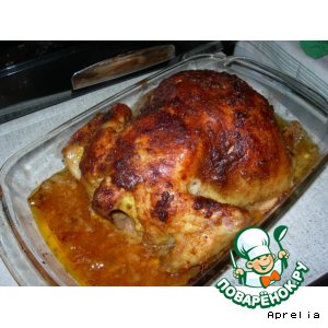 Рецепт: Курица в горчично-чесночном соусе