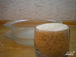 Рис в микроволновке - фото шаг 1