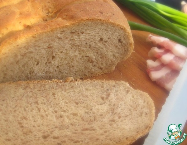 Гречневый хлеб на сыворотке