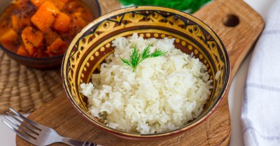 Рис в фольге в духовке