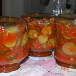 Томатный соус используем для консервированных овощей