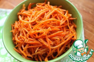 Рецепт: Морковь по-корейски