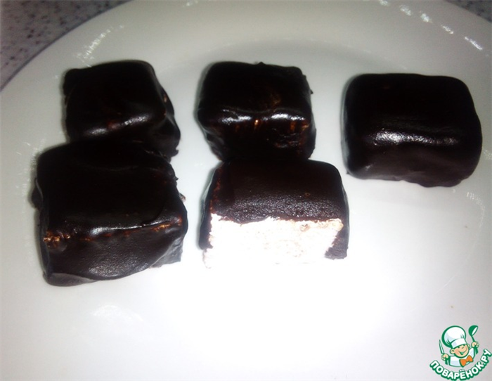 Рецепт: Конфеты Суфле в шоколаде