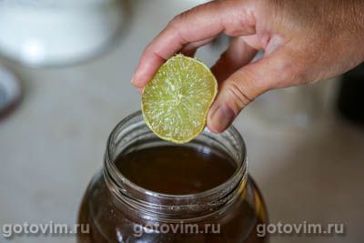 Холодный зеленый чай с мятой и лаймом, Шаг 05