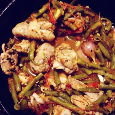 Чахохбили из курицы с овощами - рецепт с фото