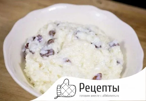 Рецепт рисовой каши в мультиварке