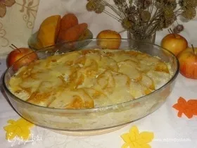 Запеканка с тыквой и курицей