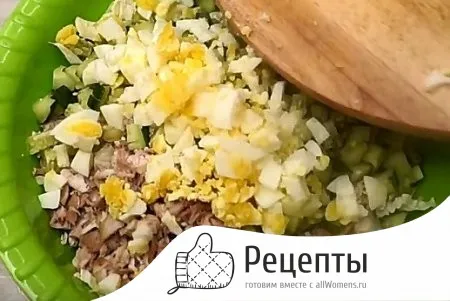 Салат с свежими овощами