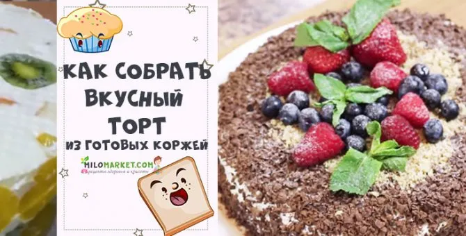 Торт Ёлочка под снегом