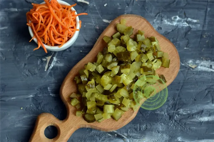 салат с куриной печенью и морковкой рецепт