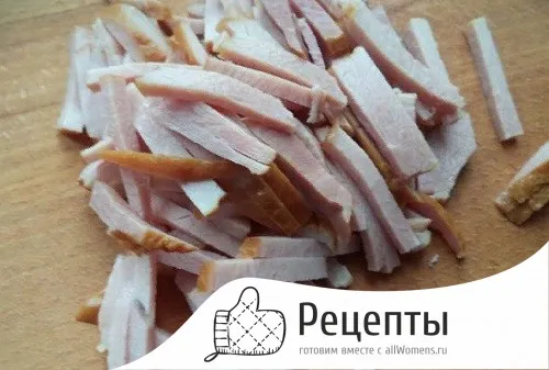 Салат с языком