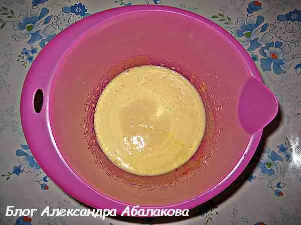 яичная смесь для торта трухлявый пень