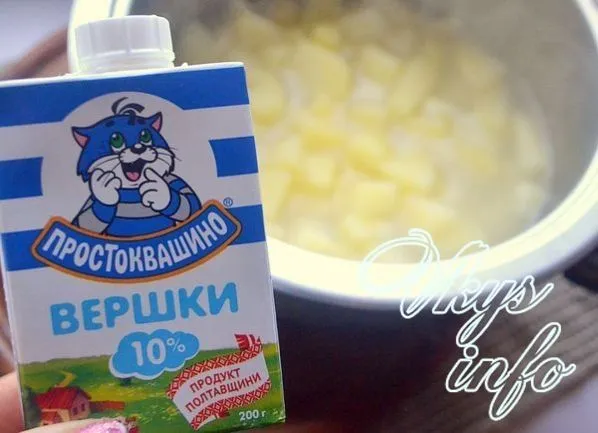 Суп пюре из картофеля